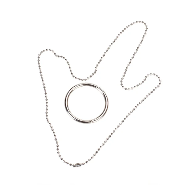 

Cool Magic Ring Chain Metal Magic Trick Props Knot Magician Supplies Fun Game