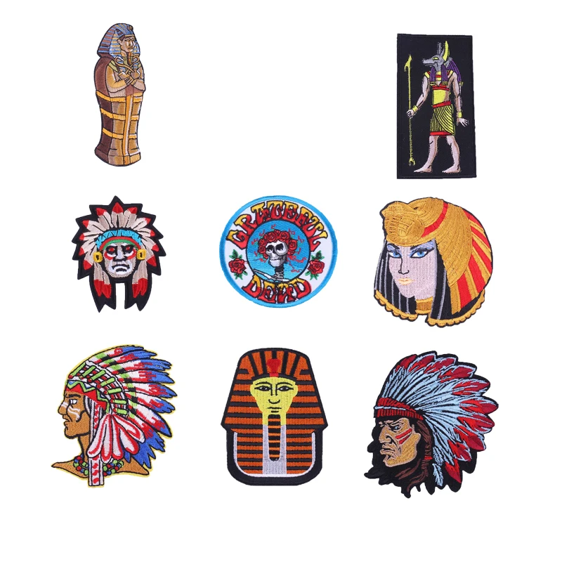 Сделай сам с вышивкой полосатая нашивка Savage коренным патчи железные на одежде