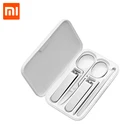 Набор машинок для стрижки ногтей Xiaomi Mijia, набор из 5 кусачков из нержавеющей стали, триммер для педикюра, профессиональные инструменты для ухода за ногтями