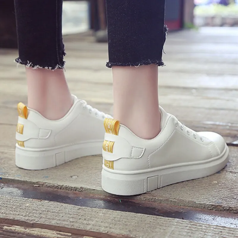New Women flats fashion sneakers for women Comfortable Student Sports Shoes Women's Leisure Board white shoes | Обувь
