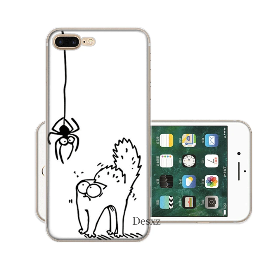 Забавный чехол Desxz для iPhone 7 8 6 6s Plus X XR XS Max 5 5S SE защитный |