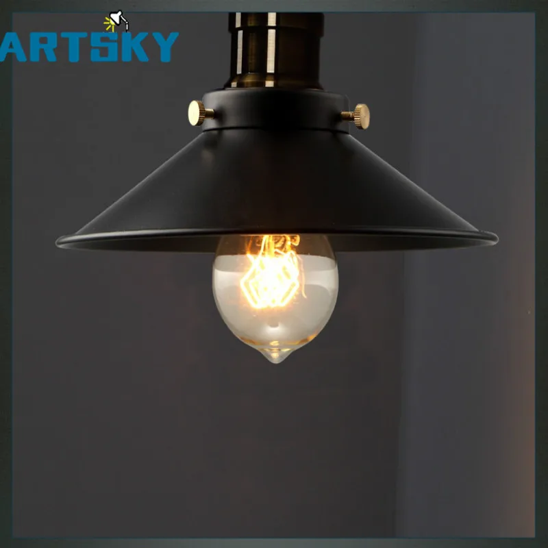 Скандинавский Ретро промышленный декоративный настенный светильник из кованого