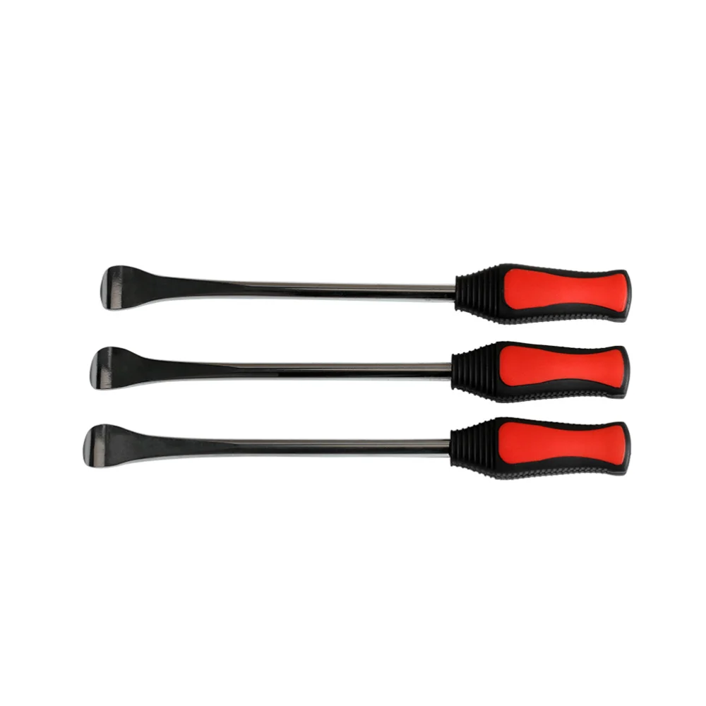 

5 in 1 Tire Changing Set Tire Spoon Lever Tools Rim Protector Sheaths (Red)