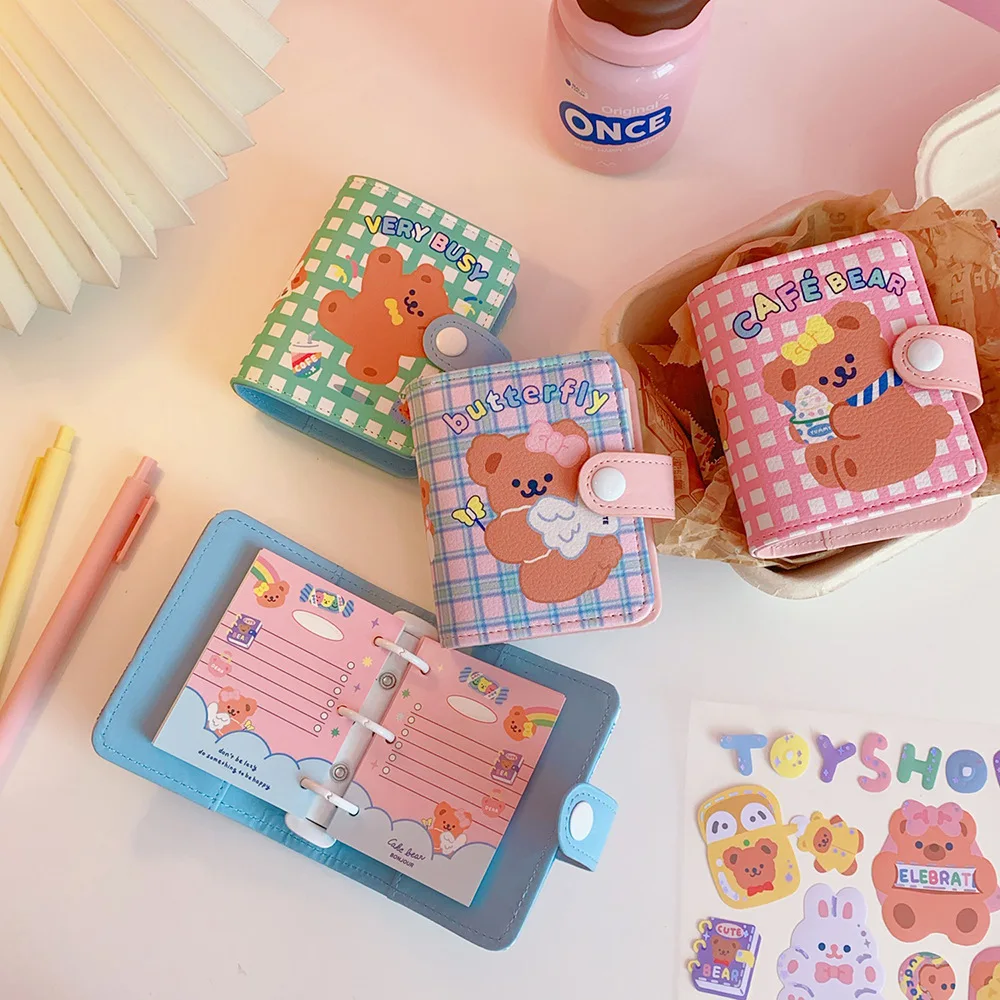 Мини-дневник в Корейском стиле Ins свободный планировщик с листьями 90 листов