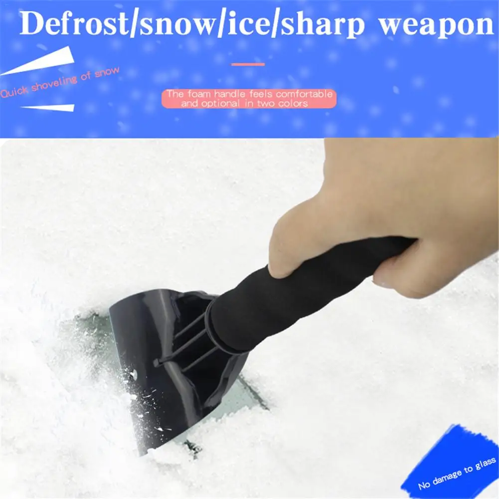 Car Windshield Ice Scraper Plastic Snow Shovel Brush Removal For Cars And Small Trucks |