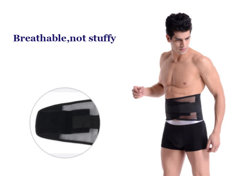 Мужской/женский/мужской пояс для спины поддержки позвоночника дышащие