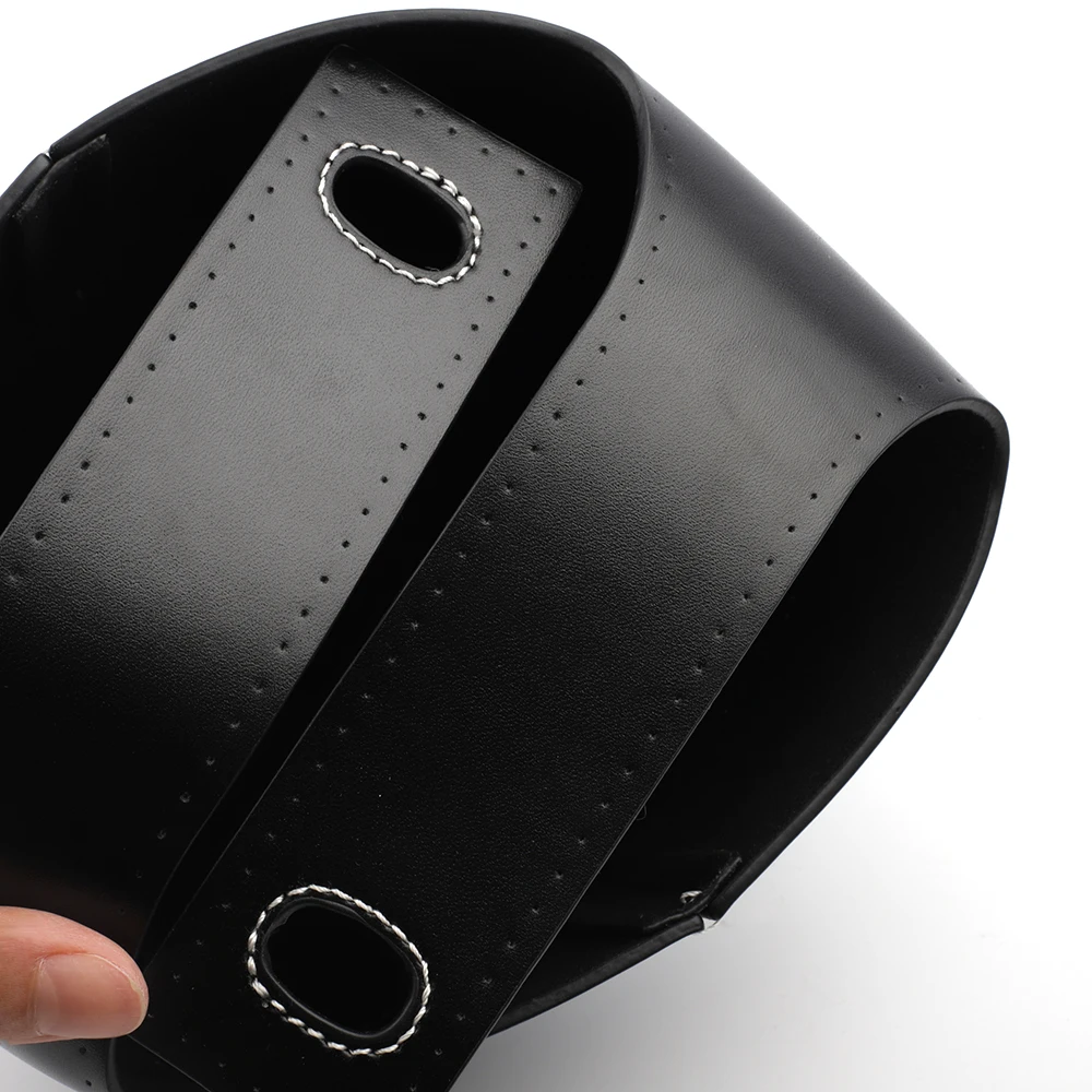 Handmade Handbag Shoulder Strap Hollow Drawstring Woven Bag Set Bucket Bag Leather With Bag Bottom Belt Bag For DIY Backpack