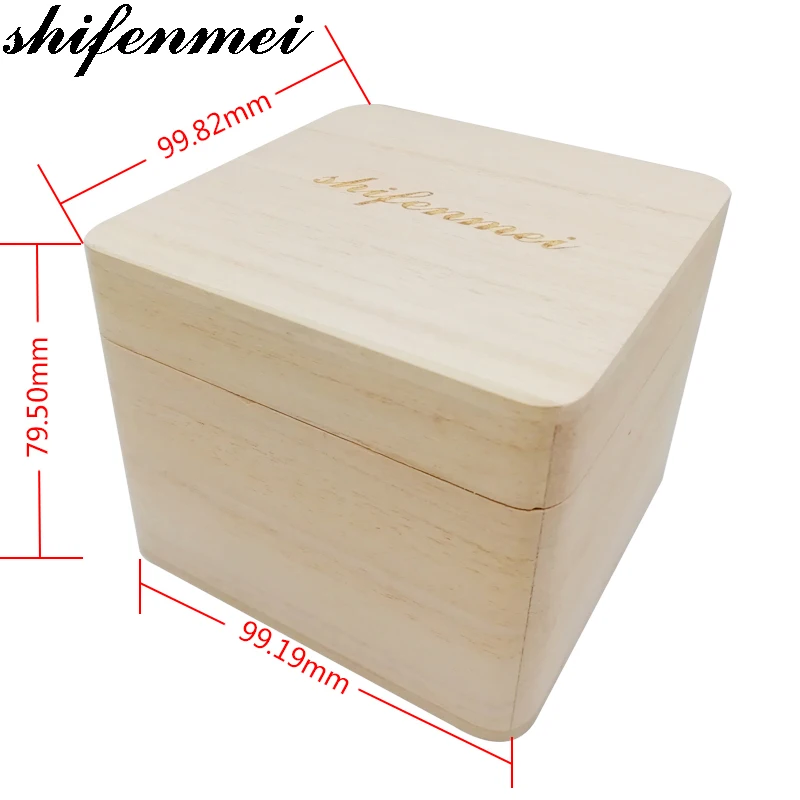

Shifenmei Wooden Watch Box Case for Clock Wood Box Watches Waterproof Case Gift Box for Men's Wristwatch Women Zegarek Damski