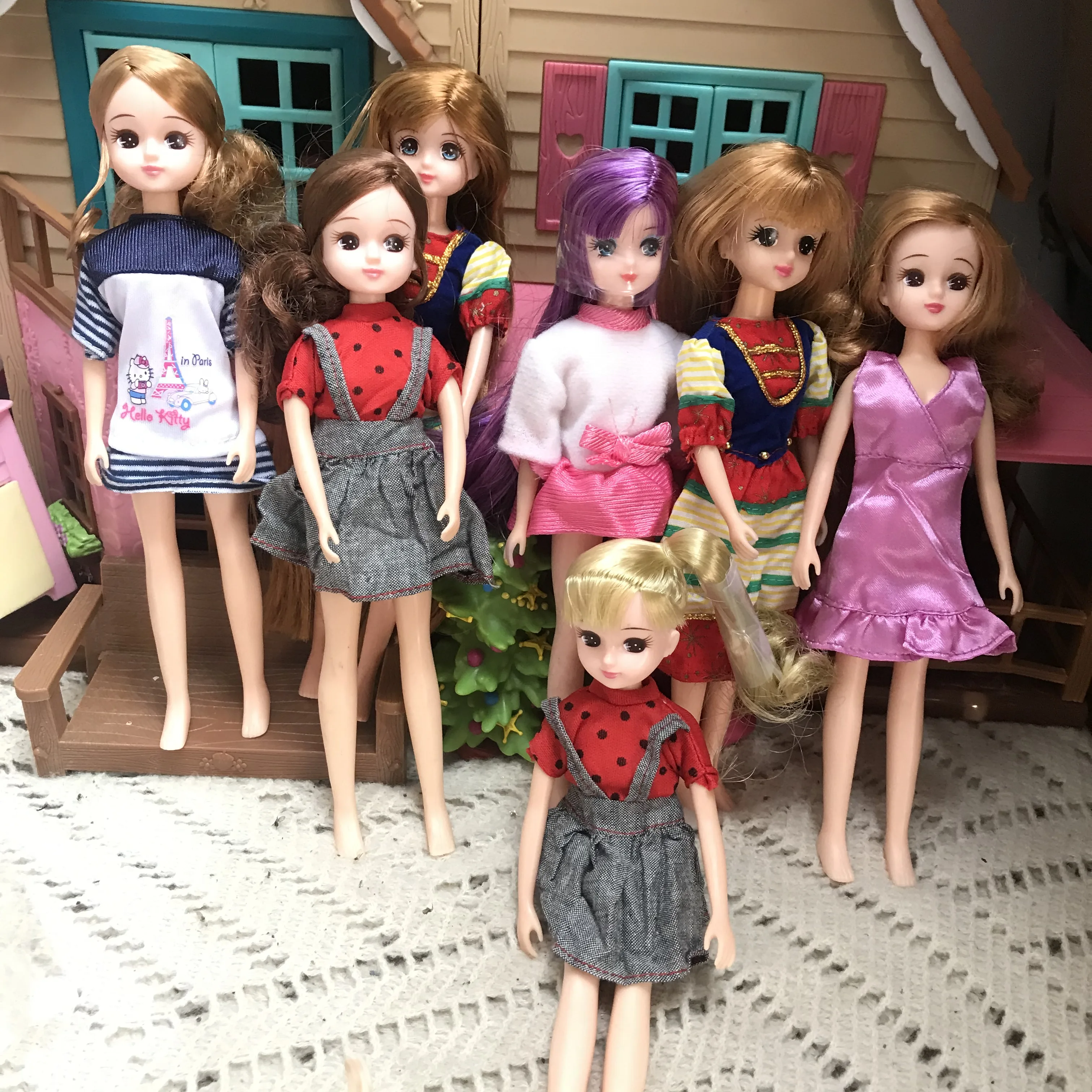 Случайная одежда Licca Lica кукла имитация Куклы Принцесса Lijia девочки игрушка Blyth