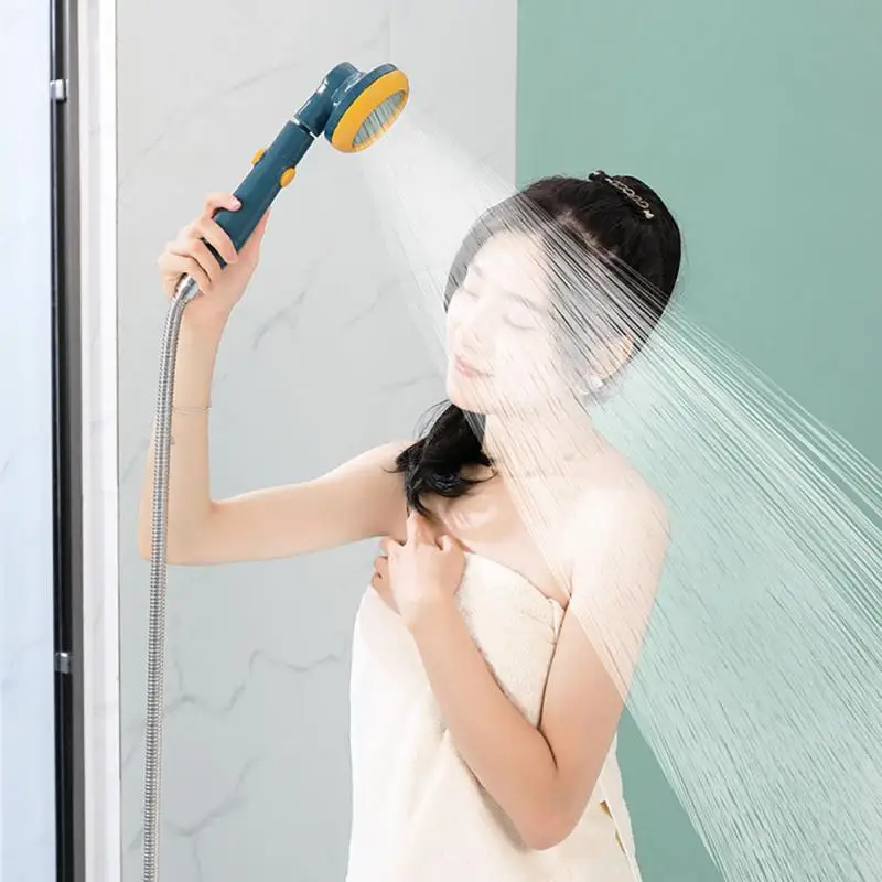 

Shower Head Bath Shower Adjustable Jetting Shower Head High Pressure Saving Water Bathroom Anion Filter Shower SPA Nozzle