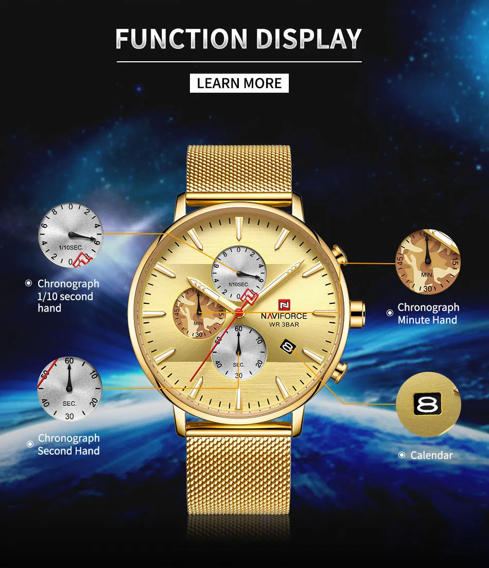 NAVIFORCE мужские часы брендовые Роскошные модные кварцевые мужские часы водонепроницаемые спортивные стальные военные наручные часы Relogio Masculino