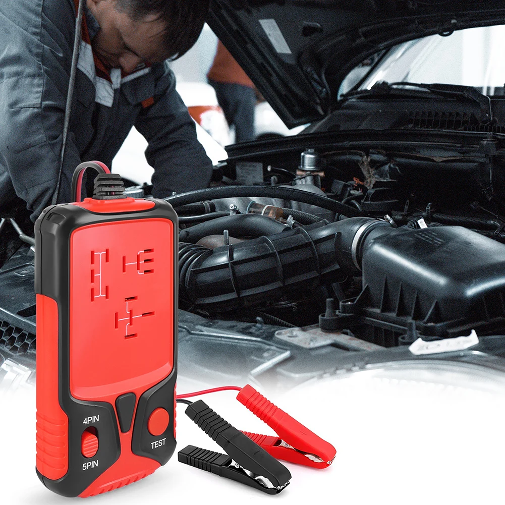 

Relay Tester Kit 12V Car Relay Tester Automotive Diagnostic Tools LED Electronic Universal Auto Battery Checker Alternator Analy