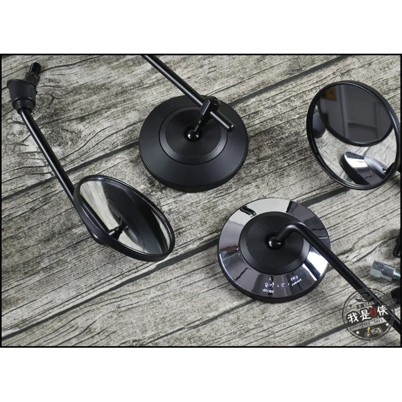 Ретро мото rbike зеркало заднего вида боковые зеркала для kawasaki honda suzuki benelli vespa yamaha