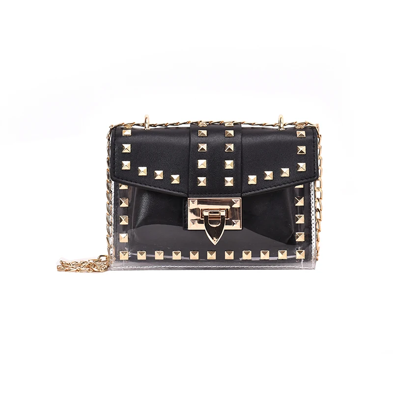 Лидер продаж роскошная брендовая Прозрачная женская сумка из прозрачного ПВХ