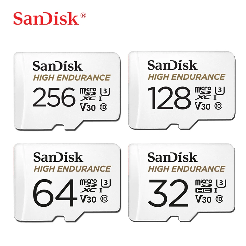 Карта памяти SanDisk высокая прочность мониторинг видео 32 ГБ 64 карта MicroSD SDHC/SDXC C10 100