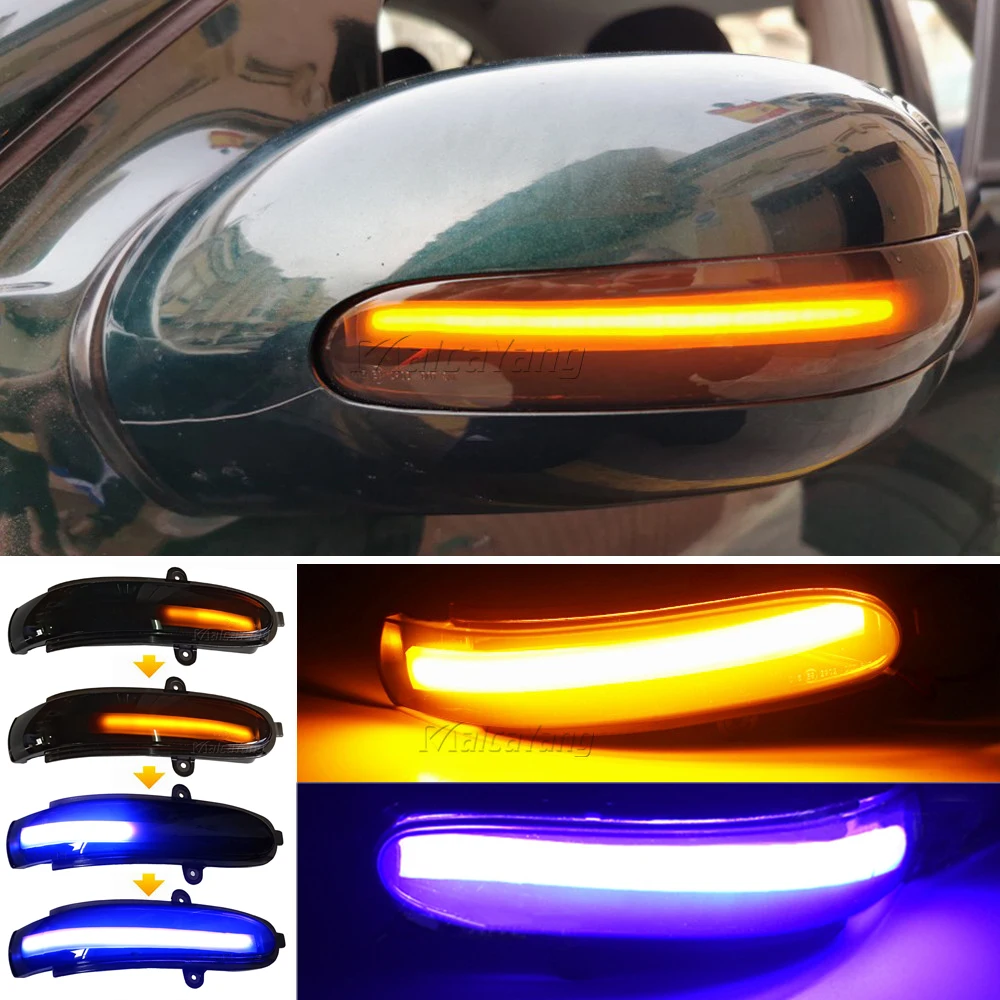 

Фонарь поворотника для Mercedes Benz C Class W203 S203 CL203, боковой зеркальный индикатор, последовательный динамический индикатор 2001-2007