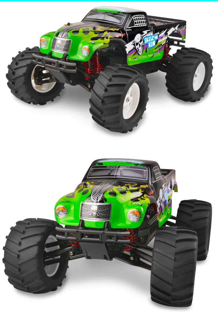 ZT 1/8 2 4G американский bigfoot внедорожные Монстр четырёхколёсный вагончик с модель