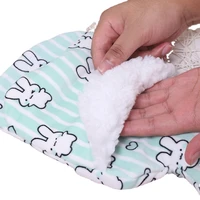 hot water bottle pvc with plush cover hot warter hand warmer compact portable baby warm quilt warm bag comfortable belly warmer