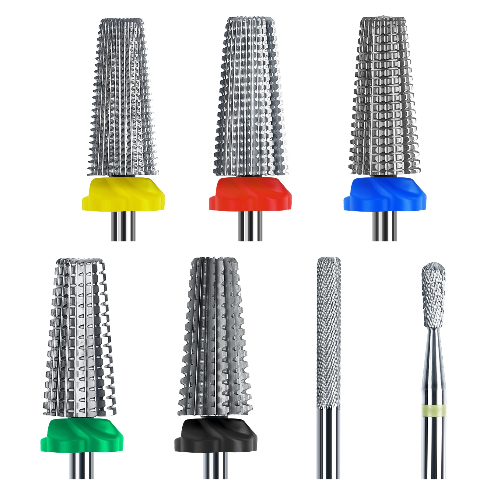 

1 шт. Вольфрамовая фреза для ногтей, карбидные роторные маникюрные буферы, аксессуары для маникюра, фреза, инструменты для полировки ногтей