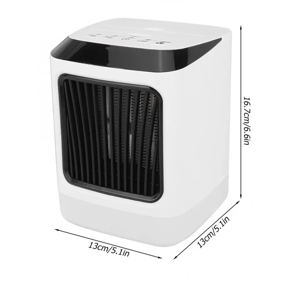 Portable Home Office Timing Electric Tabletop Fan Heater with Remote Control 110-220V | Бытовая техника