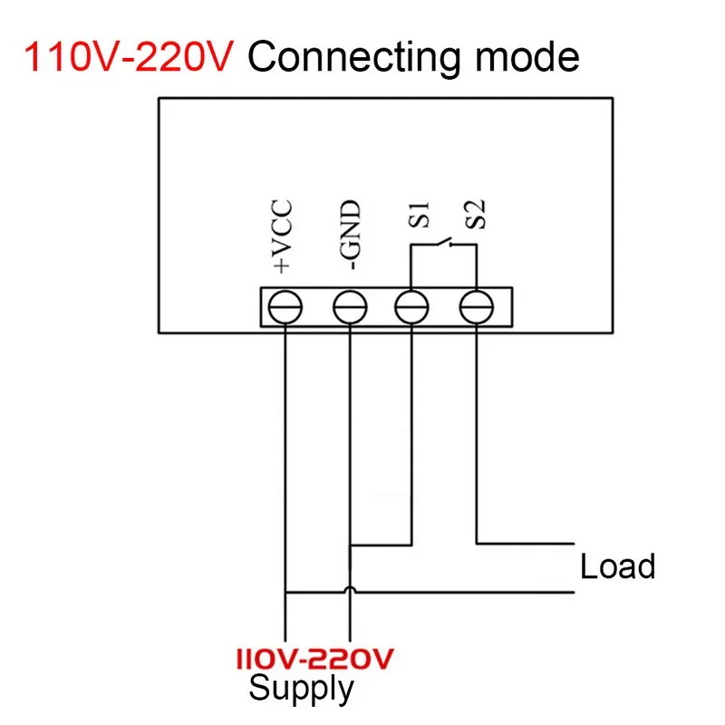 

W3230 12V AC110-220V Probe line 20A Digital Temperature Control LED Display Thermostat With Heat/Cooling Control Instrument