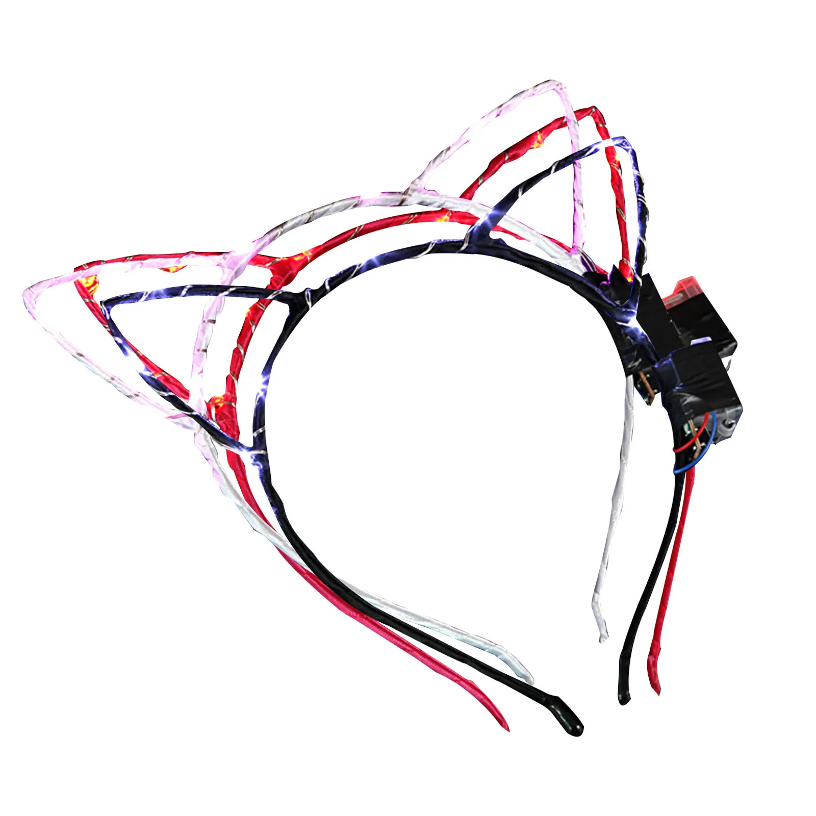 

Детские игрушки для малышей, новые светящиеся повязки на голову с пером и 10 лампочками, светящиеся головные уборы, 3 шт., игрушки для детей, иг...