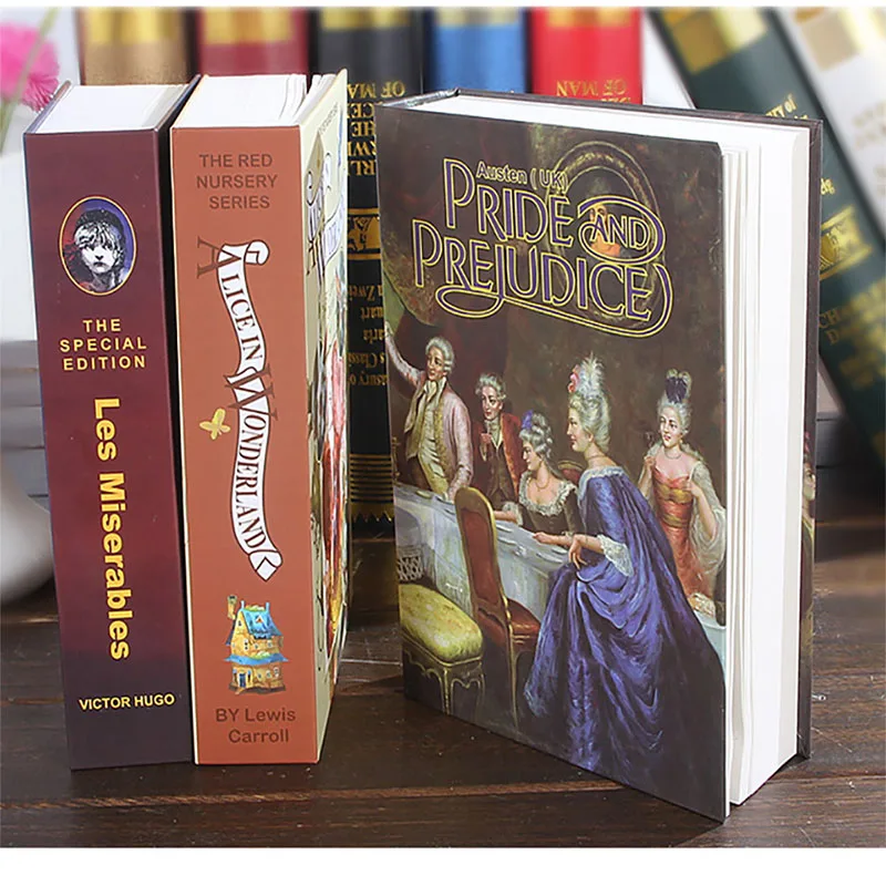 

Fake Book Storage Box Mini Safe Box Dictionary Book Bank Money Jewellery Hidden Secret Security Locker with Key or Password Lock