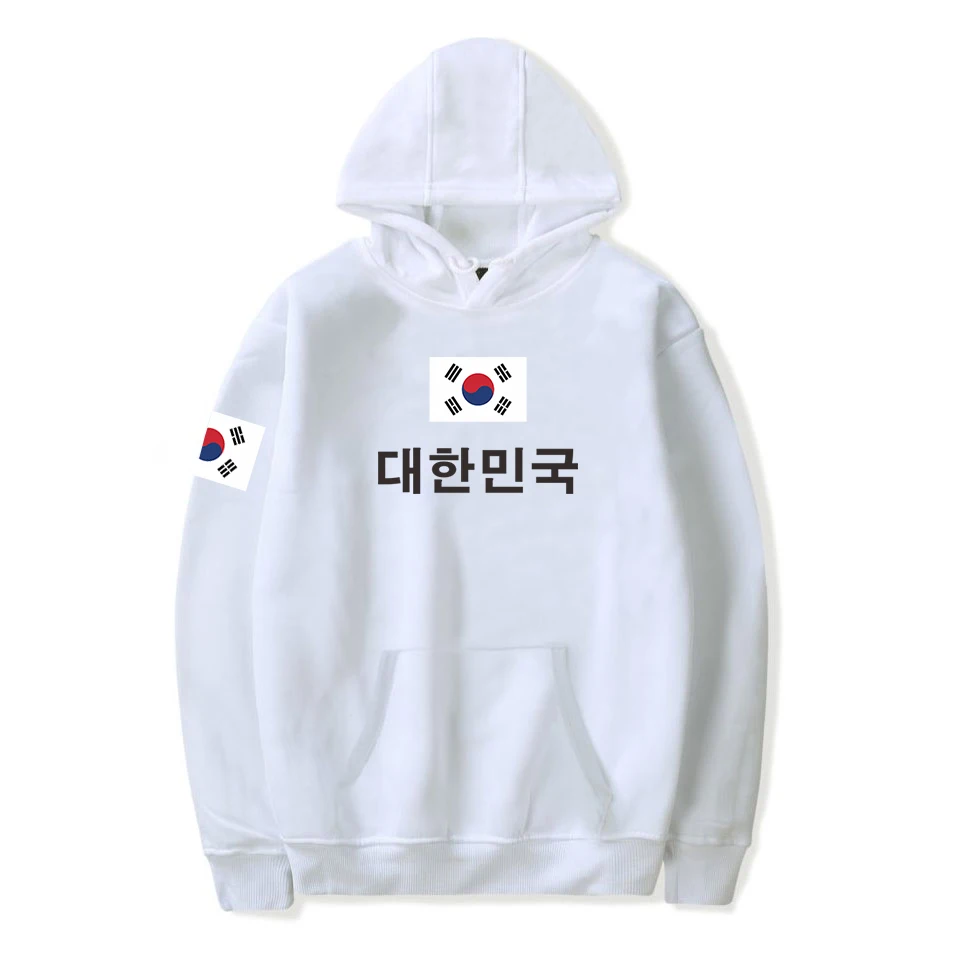 

New Fashion South Korean National Flag Pringitng Pullover Sweatshirt Casual Hoodies Republic Of Korea Flag Clothes