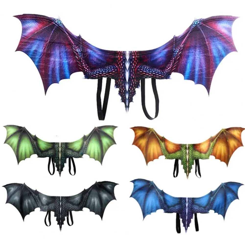 

Удобное, легкое в использовании, 3D стрейч, для Хэллоуина, косплея, крыла, реквизит, нетканое полотно, крыло, украшение, декоративное для ролев...