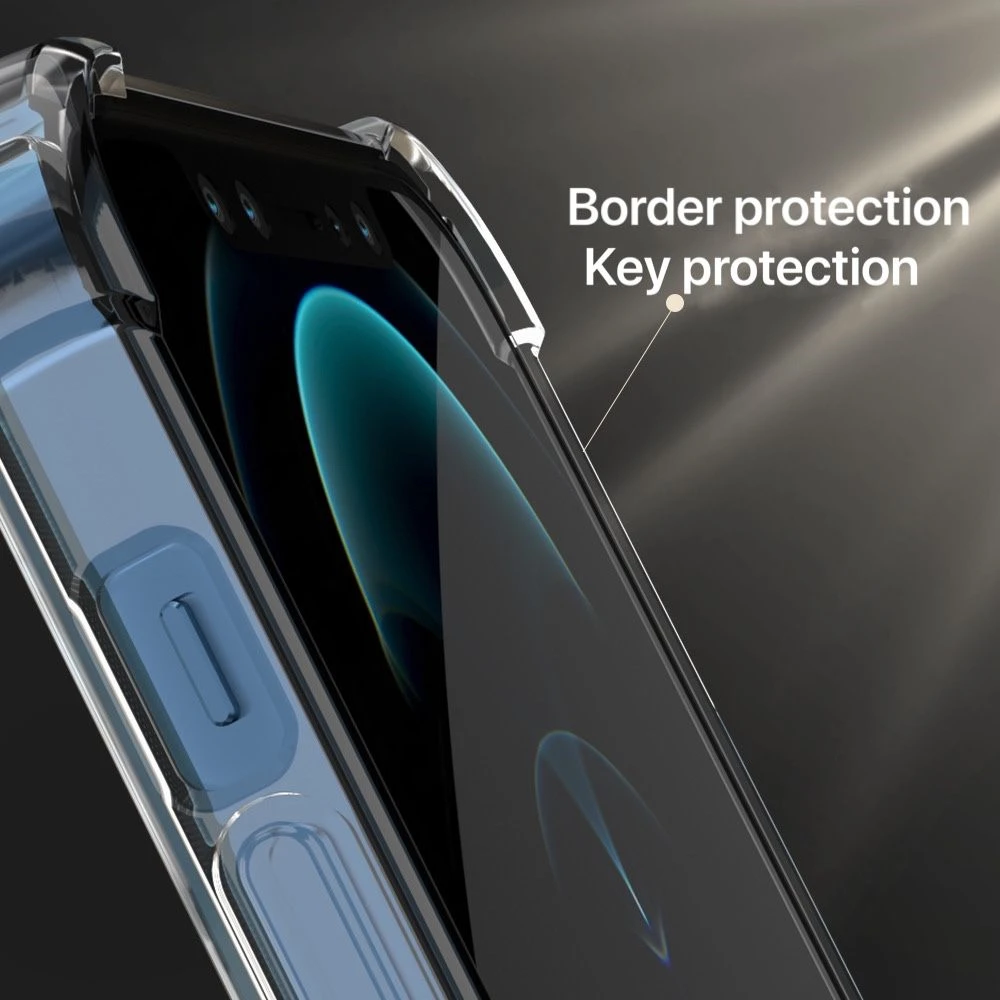 Mit Metallring Transparente Handyhülle für iPhone 18 17 16 15 14 12 11 13 Pro Max XS XR X Mini 8 7 Plus Weiche Silikon-Rückabdeckung – Detail 5
