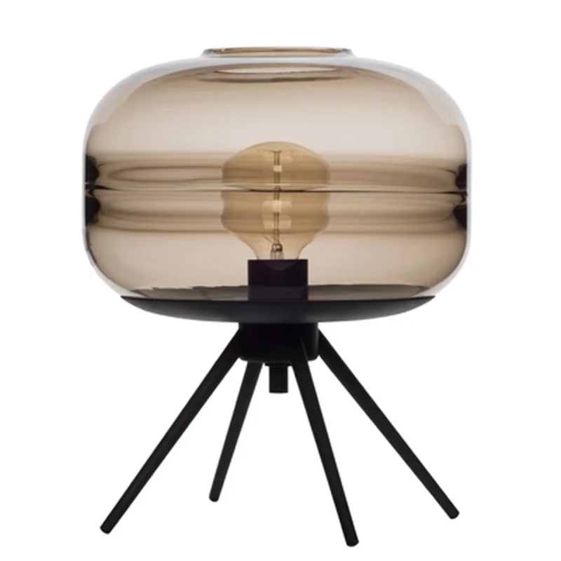 Современный американский стеклянная настольная лампа творческий прикроватная