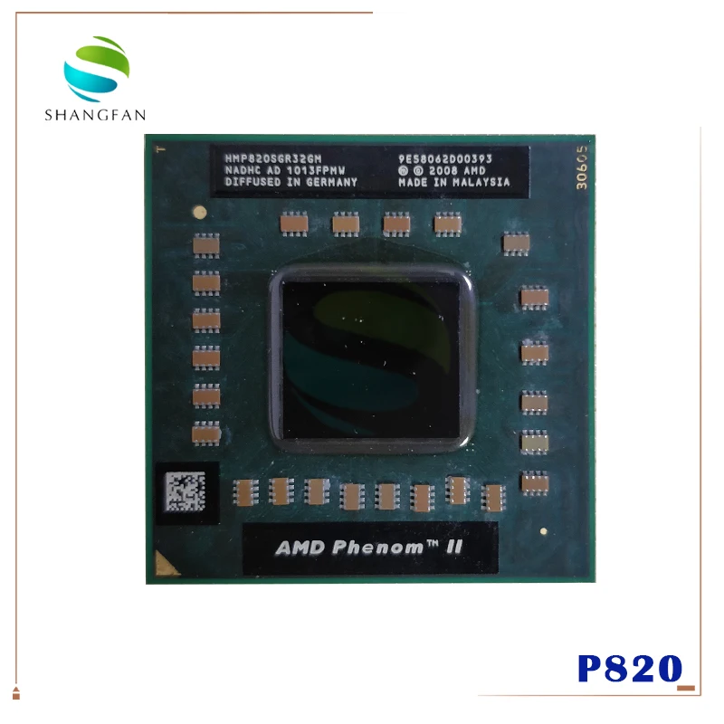 Процессор AMD Phenom P820 HMP820SGR32GM для ноутбука ЦП 1 8 ГГц разъем S1 трехъядерный (S1g4)