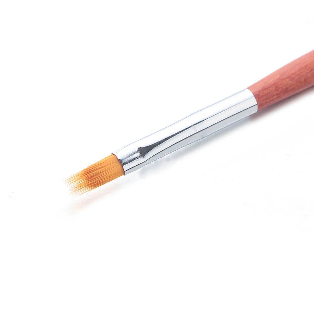 1 шт деревянная ручка для дизайна ногтей гель рисования лака переходная кисть