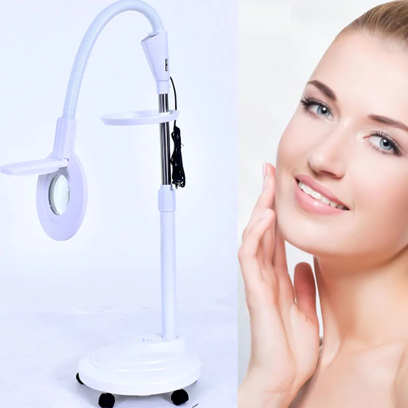 Lupa Led Salão de Beleza Luz Fria Lâmpada Retrátil Tatuagem Prego Cílios Suporte da Lâmpada Lâmpada do Prego Lupa 16x