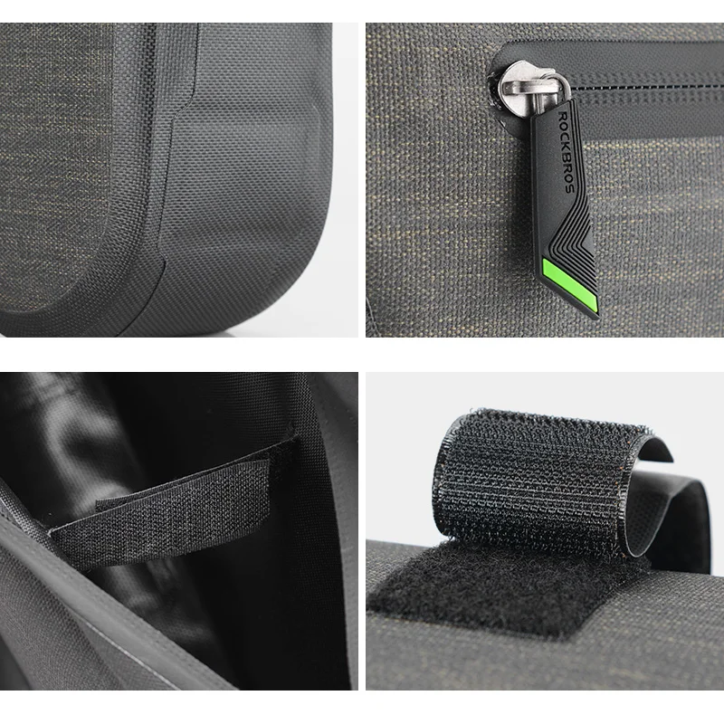 Велосипедная треугольная сумка ROCKBROS портативная вместительная непромокаемая