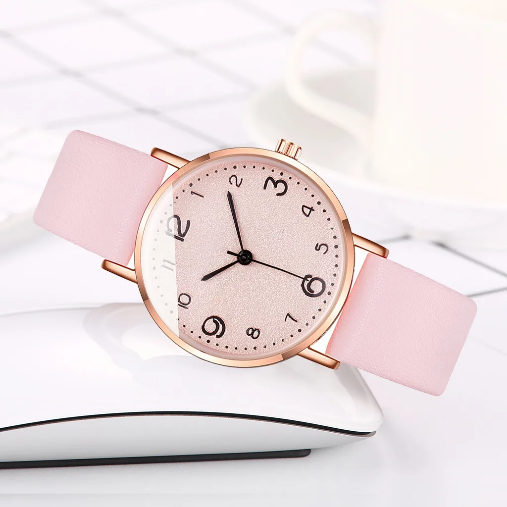 

Women's Fashion Watches Vansvar Women's Casual Quartz Leather Band Newv Strap Watch Analog Wrist Watch 2021 Quartz Wristwatches