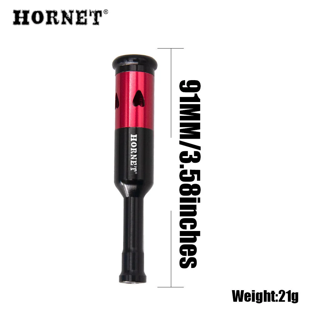 Алюминиевые курительные трубки HORNET в форме винной бутылки 91 мм металлическая