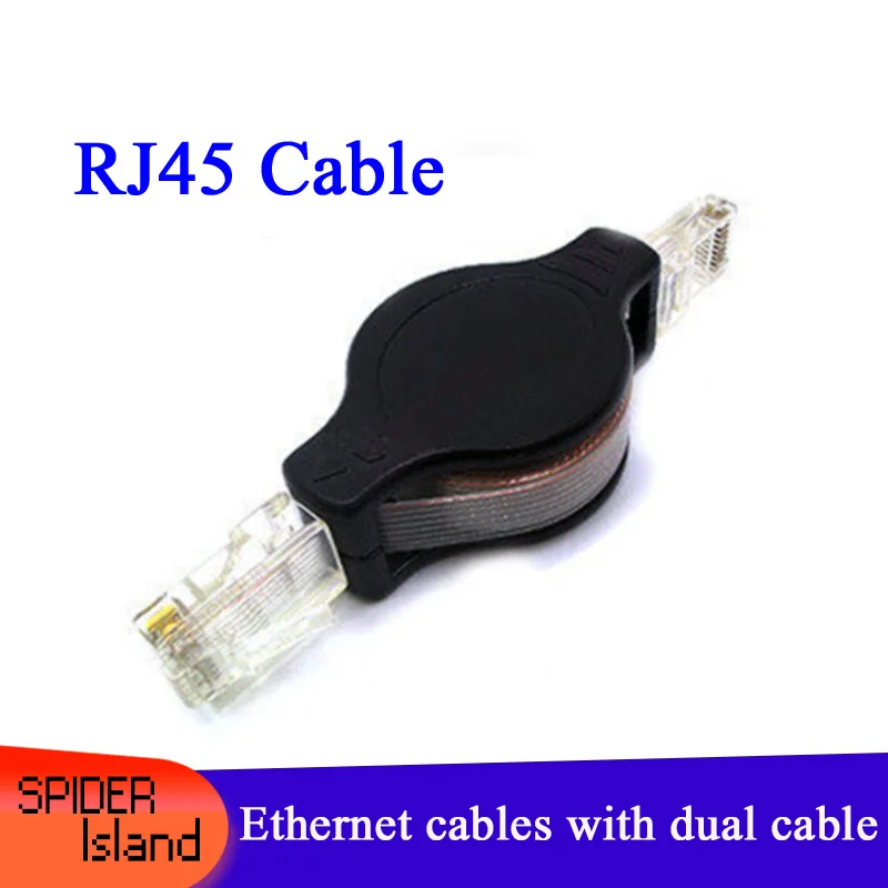 

Бесплатная доставка Ethernet кабели с двумя кабелями адаптеры 1,5 м масштабируемый проводной мини и прекрасный тип
