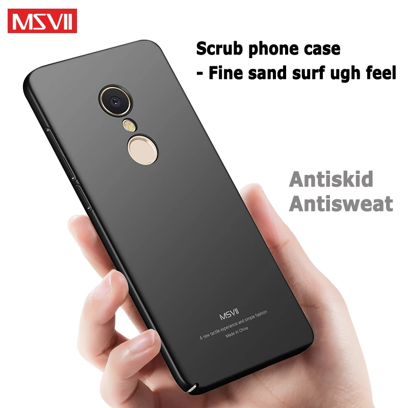 Чехол для Redmi 5 Plus тонкий матовый чехол Msvii Xiaomi Xiomi Redmi5 из поликарбоната Pro чехлы|case