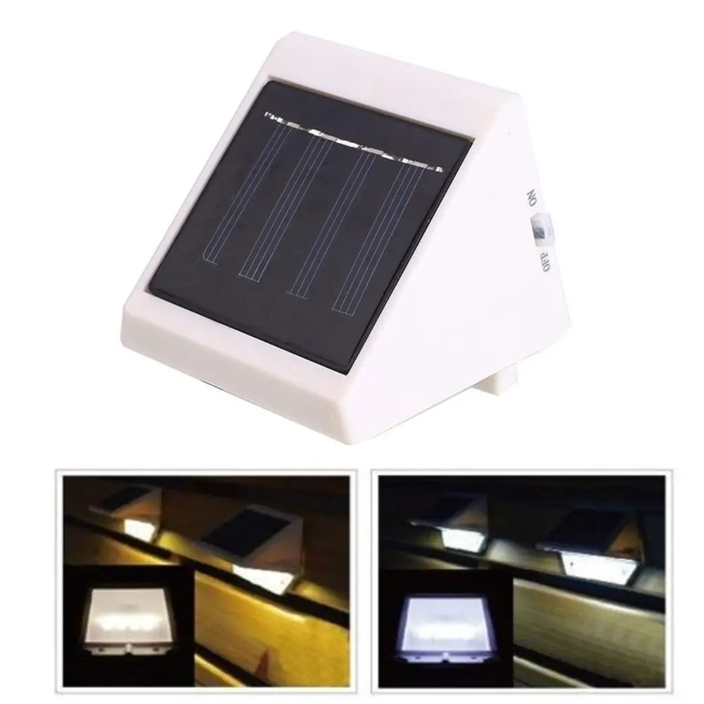 

ABS Household Solar Power Light Durable Energy-Efficient Easy To Install LED Solar Light Outdoor Garden Lamp Decoration Stairs