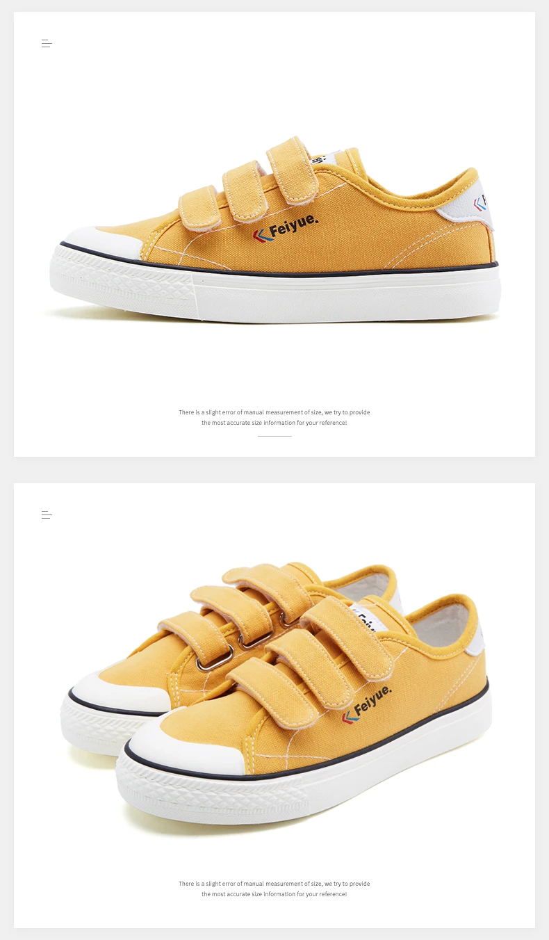 Feiyue/838 г. Парусиновая обувь мужская и женская обувь Вулканизированная обувь на липучке 2 цвета дышащие повседневные трендовые Нескользящие кроссовки