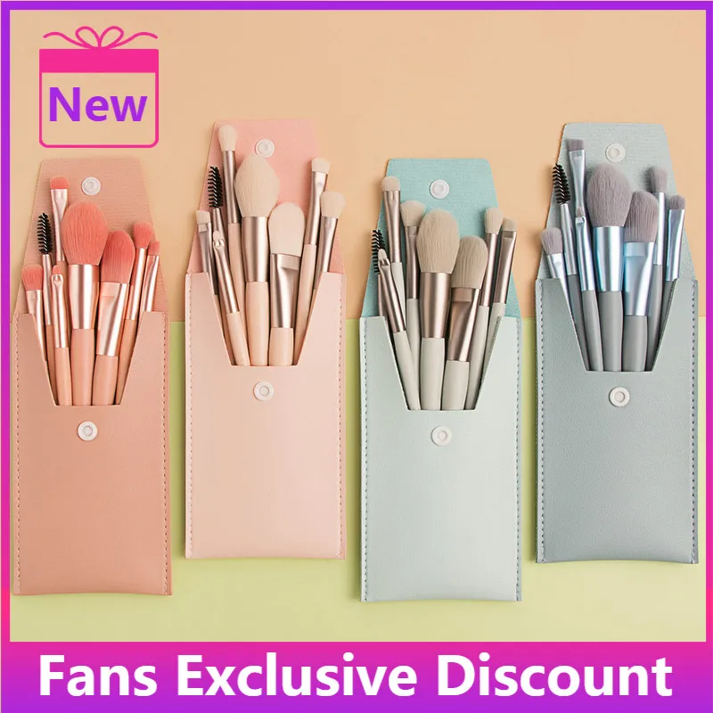 

2021 New Mini Travel Portable Soft Makeup Brushes Set Eyelash Lip Concealer Eye Shadow Foundation Powder Blush Make Up Brush Set