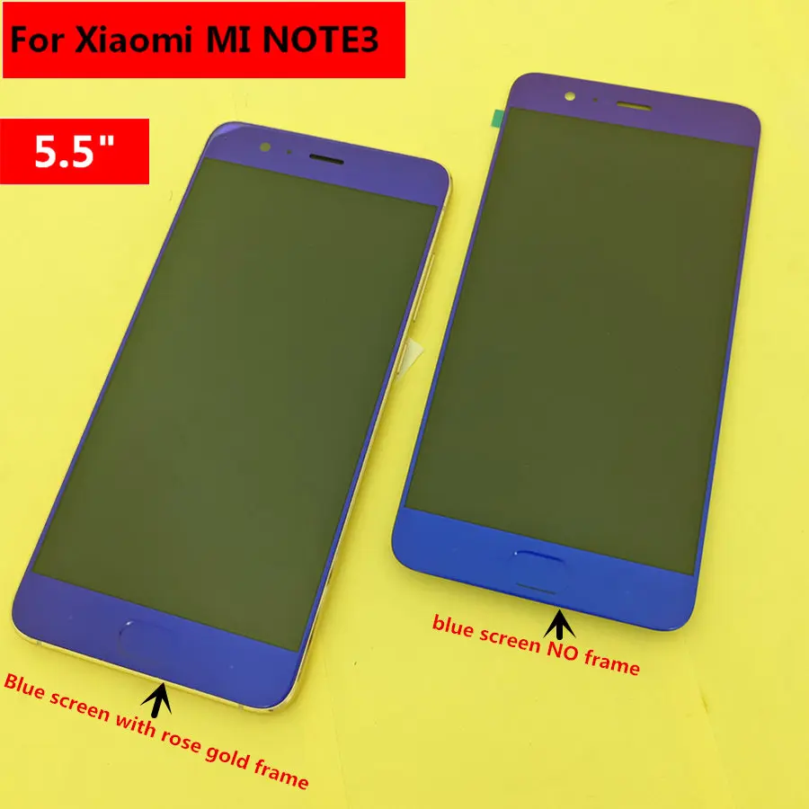 ЖК-дисплей с рамкой для Xiaomi Mi Note 3 ЖК-дисплей сенсорный экран с рамкой Сменные аксессуары для Xiaomi Mi Note 3 lcd