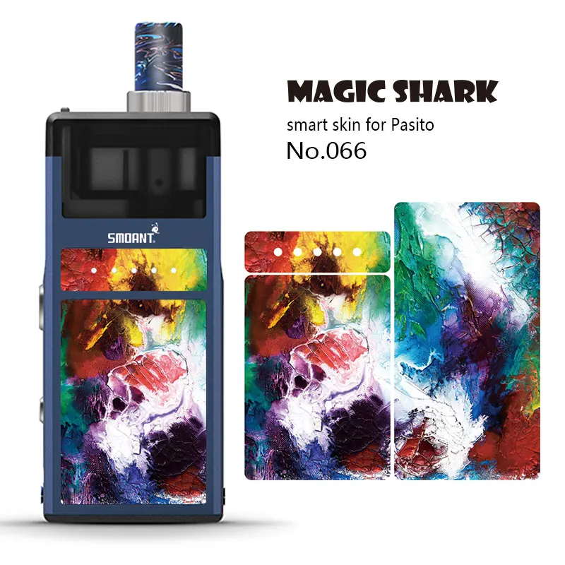 Цветной Чехол-наклейка Magic Shark для Smoant Pasito 066-075 пленка печати на полу с