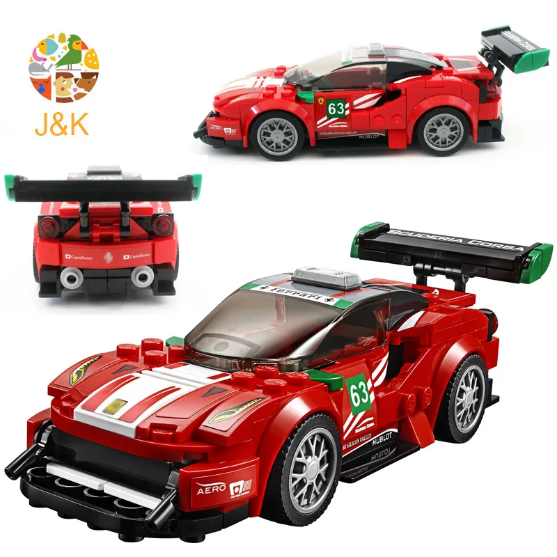 75886 185 шт. серии Technic The red supercar Модель гоночного автомобиля строительный блок