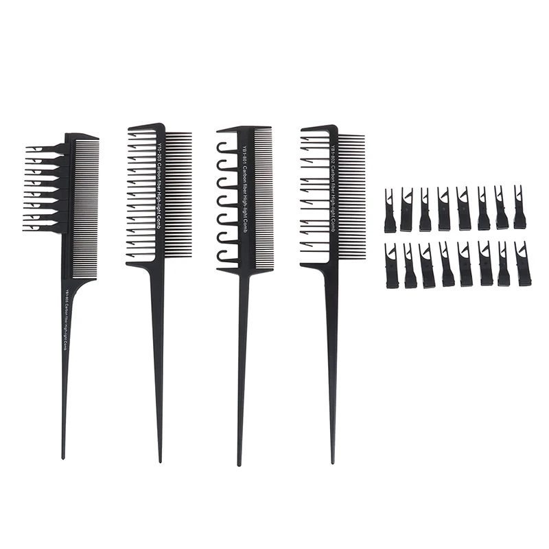 2 боковых окрашивания волос гребень Регулируемый Секционирование Выделите