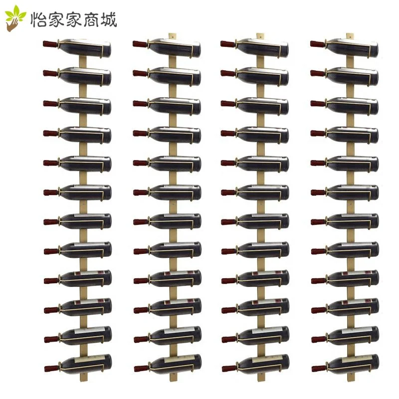 

Wall Mounted Metal Whiskey Wine Display Rack Floating Bottle Storage Holder Organizer Customizable Elegant House Decoration