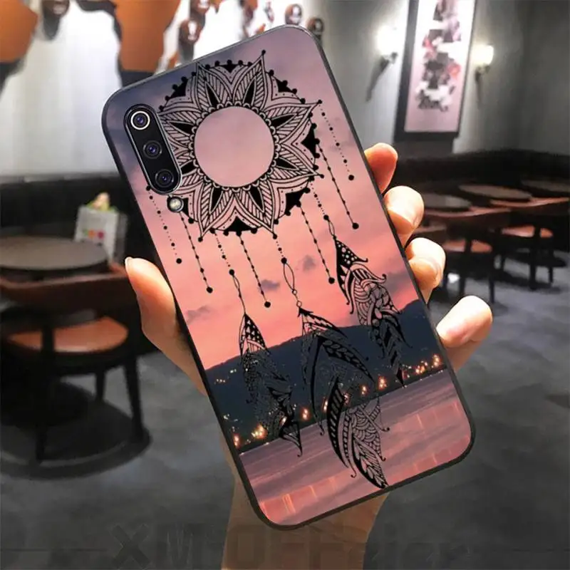 

Wangquan The dream catcher mandala black Phone Case Hull For Xiaomi Mi 9 9T CC9 CC9E 8 SE Pro A2 Lite 6X 5 A3 A1 Max Mix 2 3
