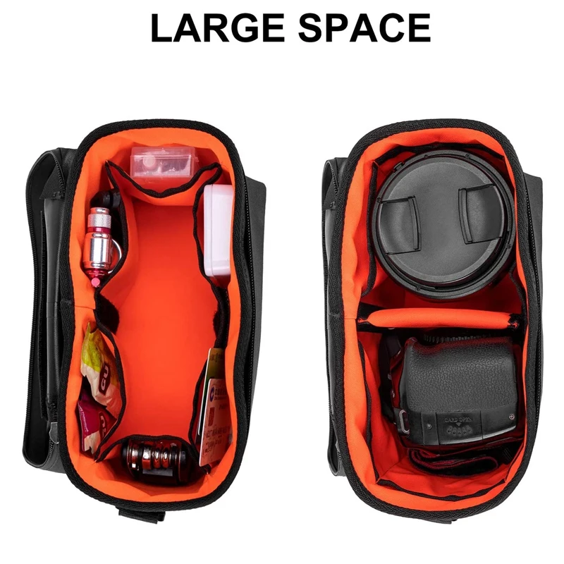 

ROCKBROS Bike Handlebar Bag Waterproof Bicycle Front Frame Bag Basket Storage Bags Reflective for Road Mountain Bike