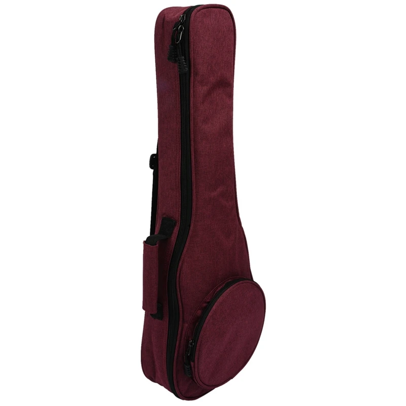 

Red Single-Handed Guitar Capo Quick Change & 23 Inch Cotton Ukulele Bag Soft Case Red